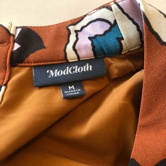 Modcloth High Neck Shift Dress Size M - Picture 10 of 16